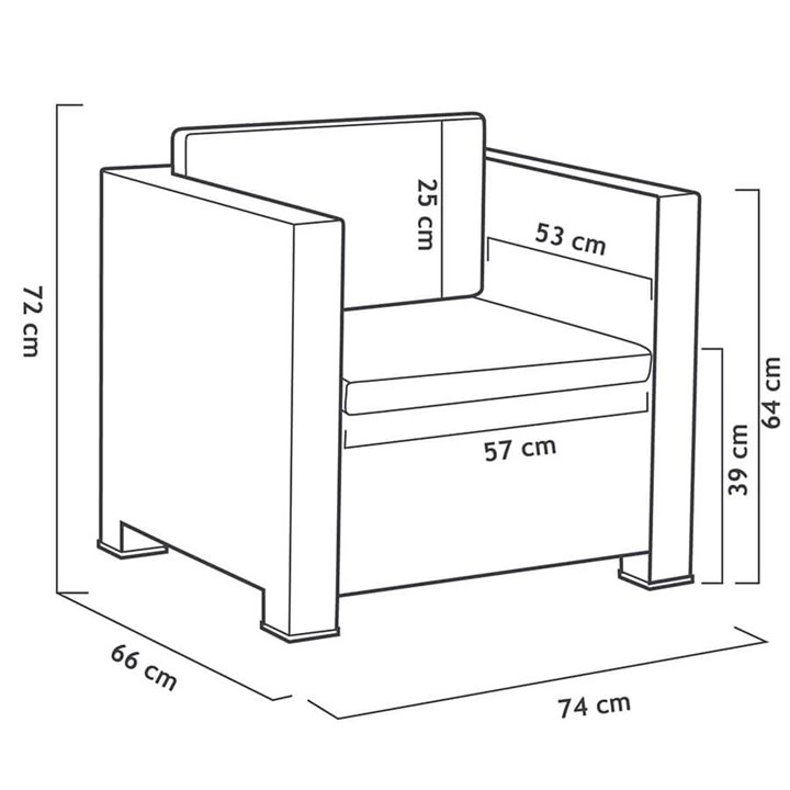 DIVA TROPEA SILLON IN
